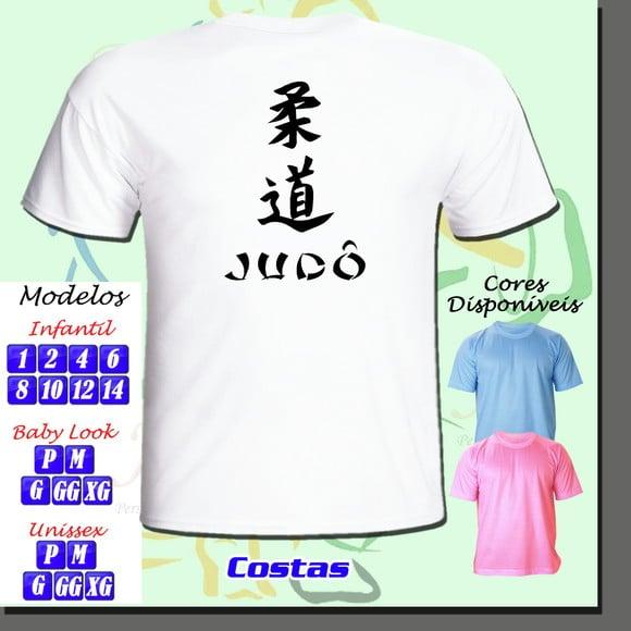 01 Camiseta Adulto Infantil Personalizada Mãe_Pai de Judoca