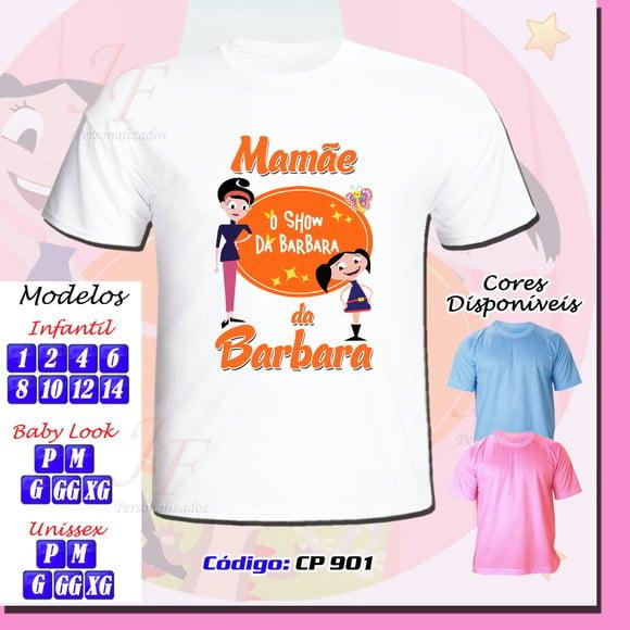 01 Camiseta Adulto Infantil Personalizada Show da Luna