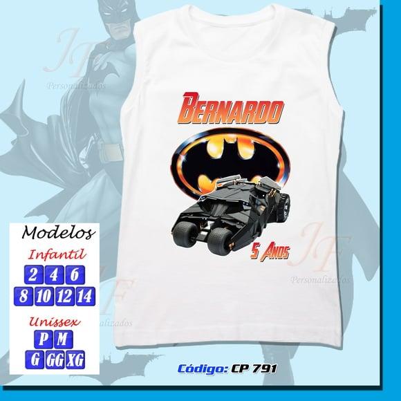 01 Camiseta Modelo Machão Personalizada Batman