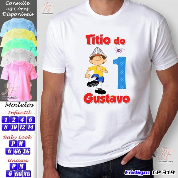 01 Camiseta Personalizada Galinha Pintadinha