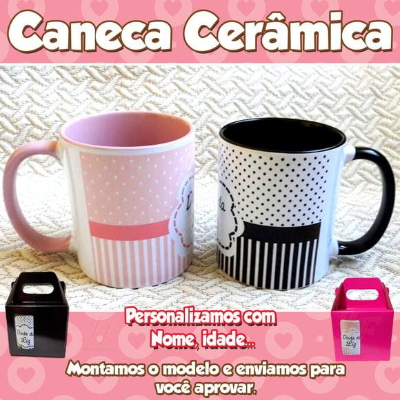 01 Caneca Cerâmica Dinda ou Dindo