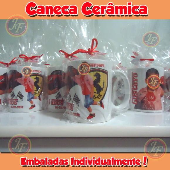 01 Caneca Cerâmica Personalizada Ferrari