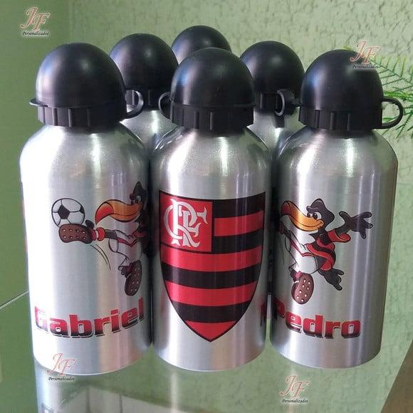 01 Squeeze Garrafinha Alumínio 500 ml Personalizada Times