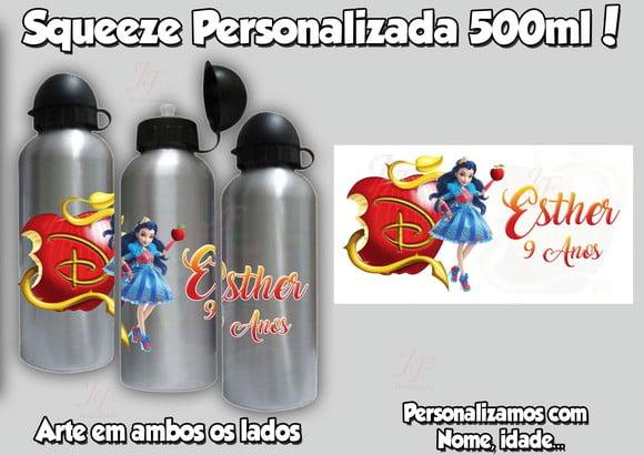 40 Garrafas Alumínio Descendentes Personalizadas 500 ml