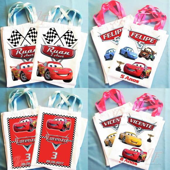 Bolsinha Ecobag Personalizada Filme Carros Macqueen