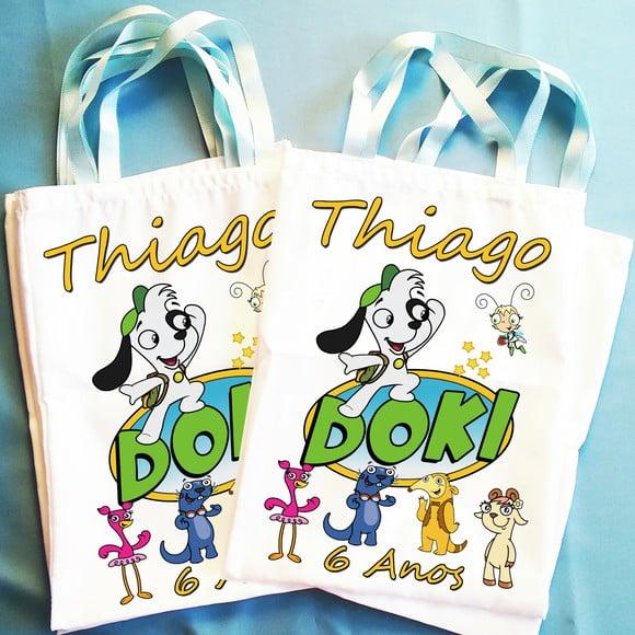 Bolsinha Ecobag Sacolinha Personalizada Doky