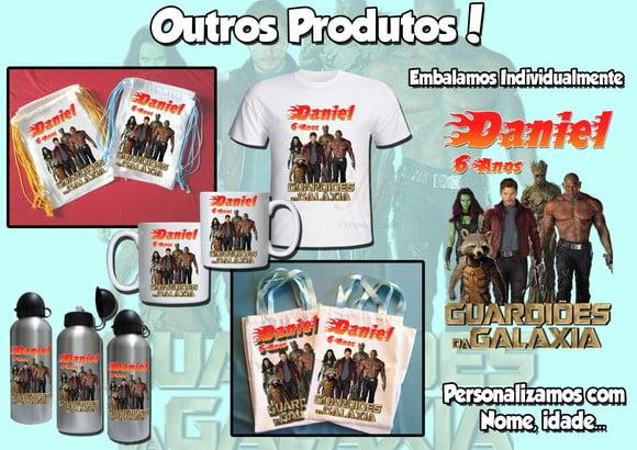Bolsinha Ecobag Sacolinha Personalizada Guardiões da Galáxia