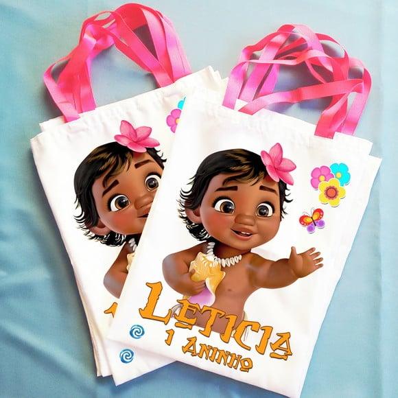Bolsinha Ecobag Sacolinha Personalizada Moana