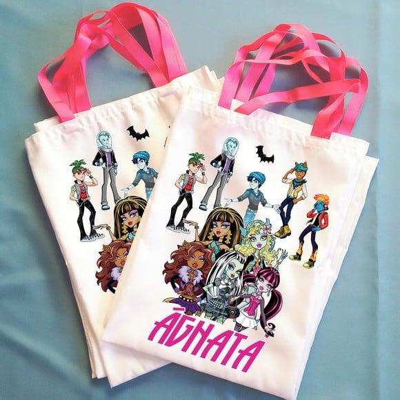 Bolsinha Ecobag Sacolinha Personalizada Monster High