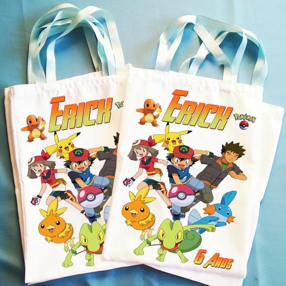 Bolsinha Ecobag Sacolinha Personalizada Pokemon
