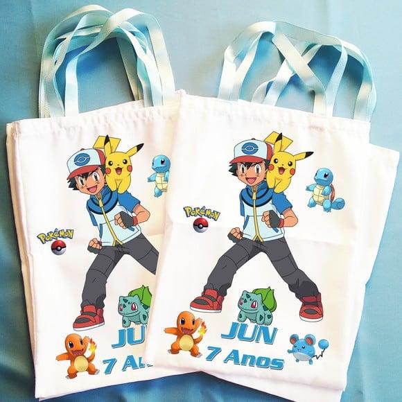 Bolsinha Ecobag Sacolinha Personalizada Pokemon