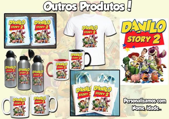 Bolsinha Ecobag Sacolinha Personalizada Toy Story