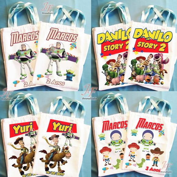 Bolsinha Ecobag Sacolinha Personalizada Toy Story