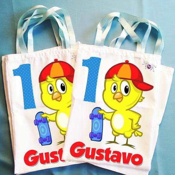 Bolsinha Sacolinha Ecobag Personalizada Galinha Pintadinha