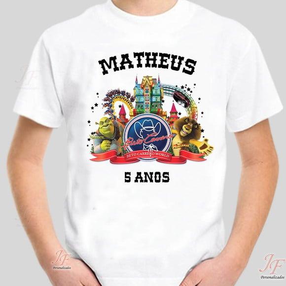 Camisa Viagem Beto Carrero | 03 Unidades | 100% Algodão