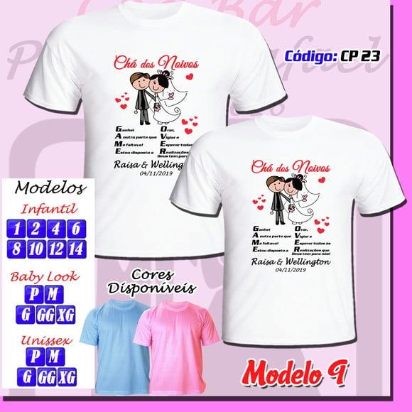 Camiseta Chá Bar Cha dos Noivos Chá de Panela