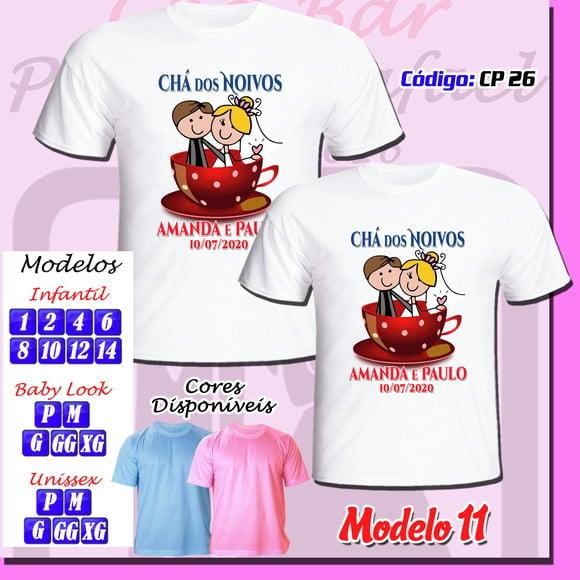 Camiseta Chá Bar Cha dos Noivos Chá de Panela