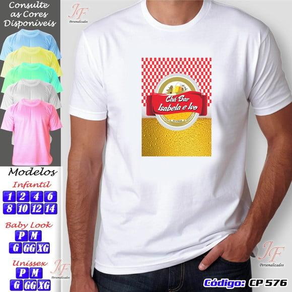 Camiseta Chá Bar Personalizada