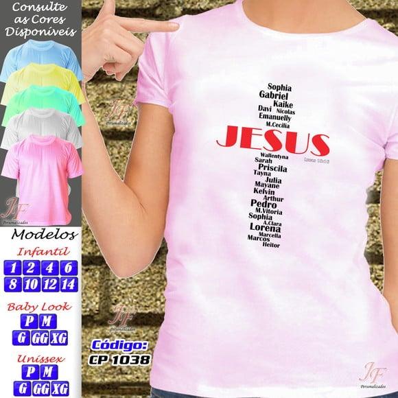 Camiseta Cristã Personalizada