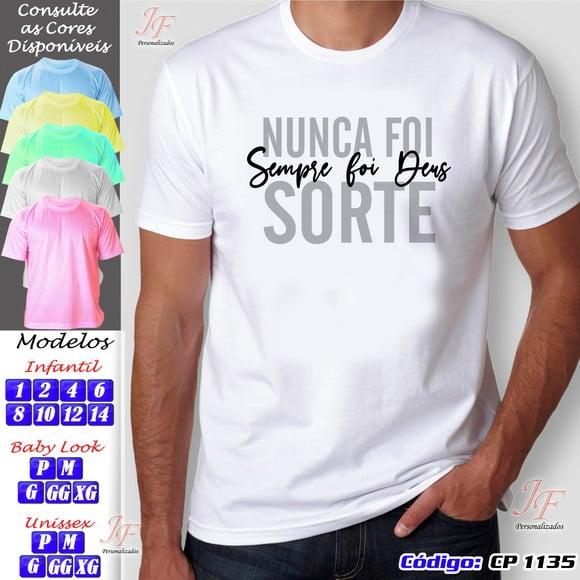 Camiseta Cristã Personalizada