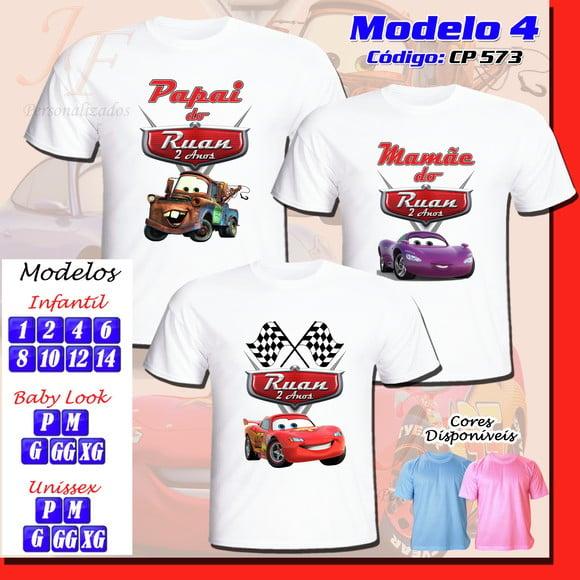Camiseta Macqueen Filme Carros Personalizada