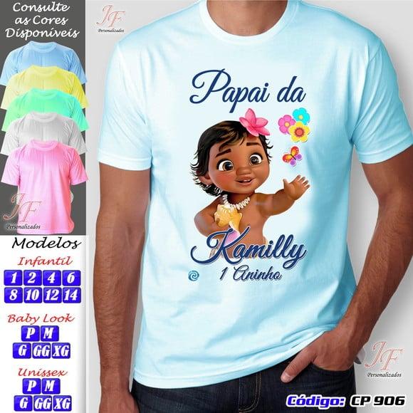 Camiseta Moana Personalizada
