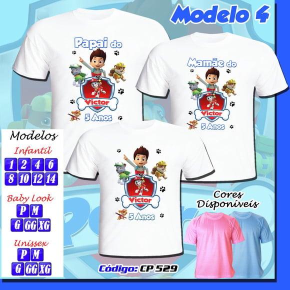 Camiseta Patrulha Canina