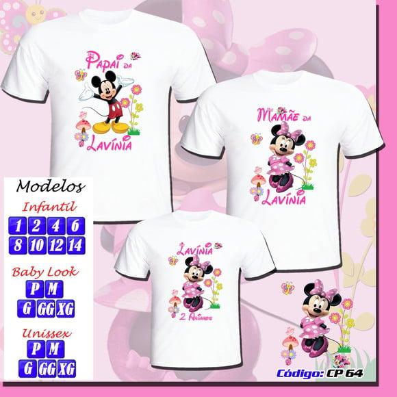 Camiseta Personalizada Adulto ou Infantil Minnie