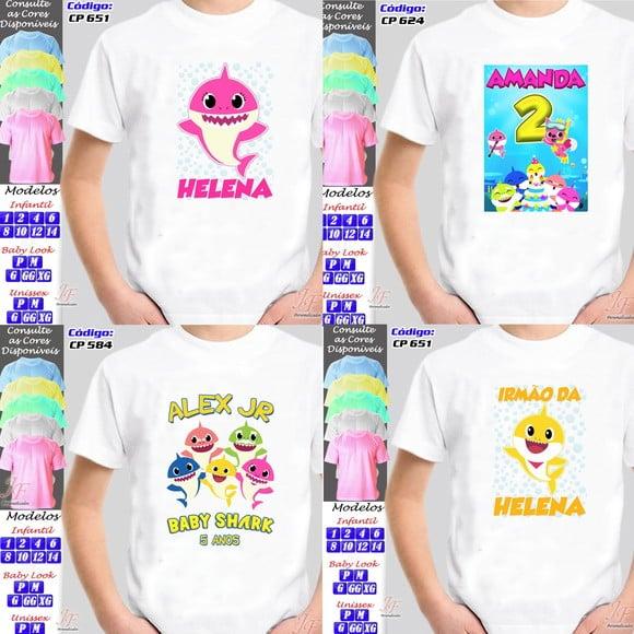 Camiseta Personalizada Baby Shark