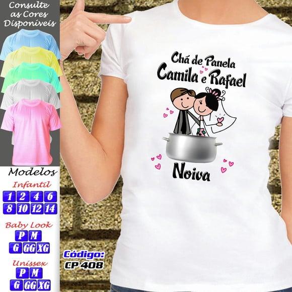 Camiseta Personalizada Chá de Panela