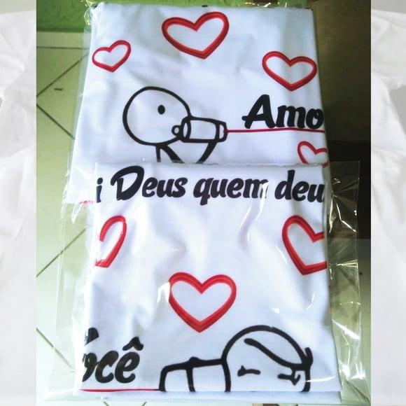Camiseta Personalizada Foi Deus Que Me Deu Você