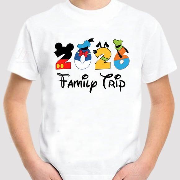 Camiseta Viagem em Família | 03 Unidades | 100% Algodão