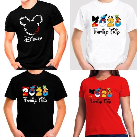 Camiseta Viagem em Família | 09 Unidades | 100% Algodão