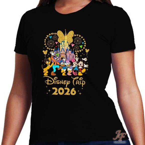 Camiseta Viagem em Família | 10 Unidades | 100% Algodão