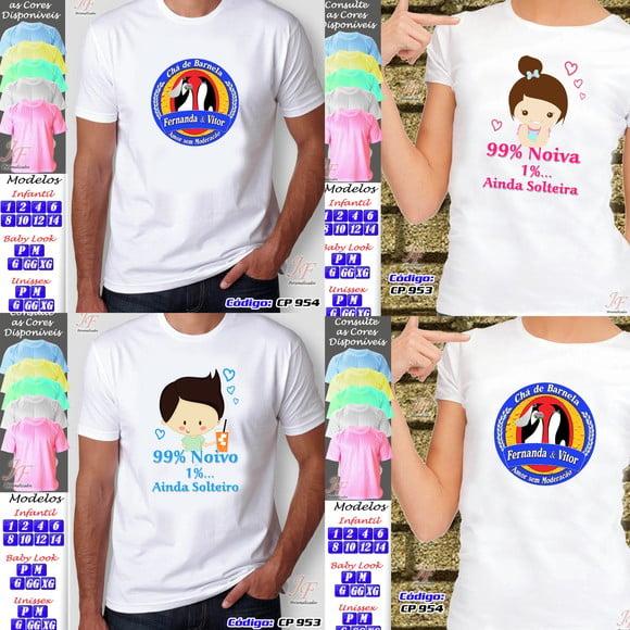 Camisetas Chá Bar Chá de Panela Personalizada