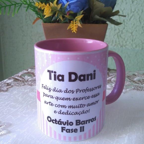 Caneca Cerâmica 350 ml Personalizada Professor Formatura