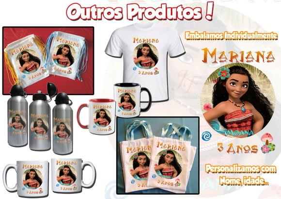 Mochilinha Ecobag Moana Personalizada