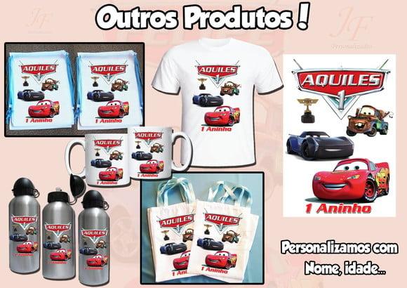 Mochilinha Ecobag Personalizada Macqueen Filme Carros