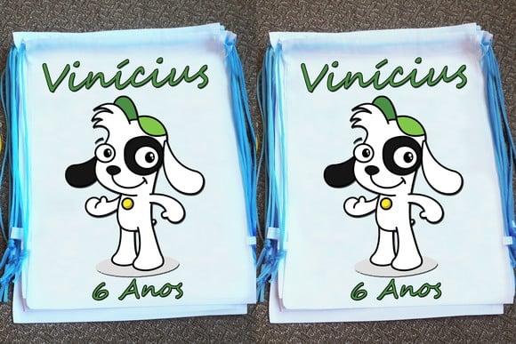 Mochilinha Ecobag Sacochila Personalizada Doky