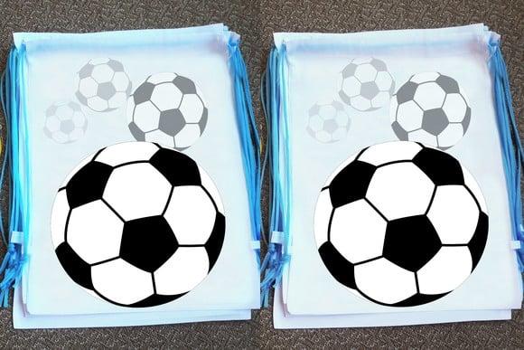 Mochilinha Ecobag Sacochila Personalizada Esportes