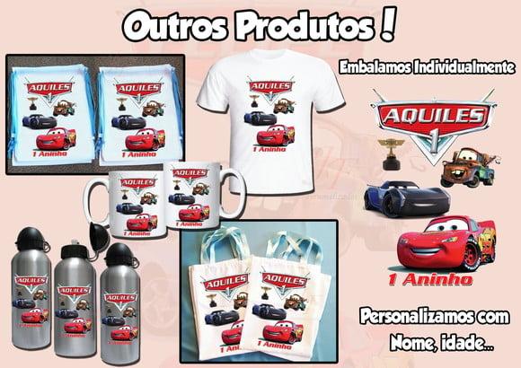 Mochilinha Ecobag Sacochila Personalizada Macqueen Carros