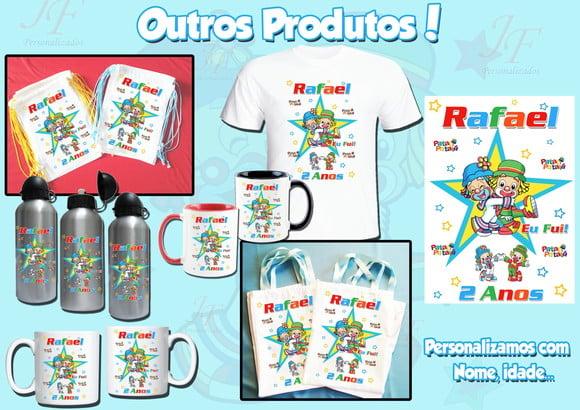 Mochilinha Ecobag Sacochila Personalizada Patati Patatá