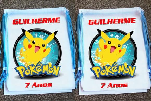 Mochilinha Pokemon Personalizada