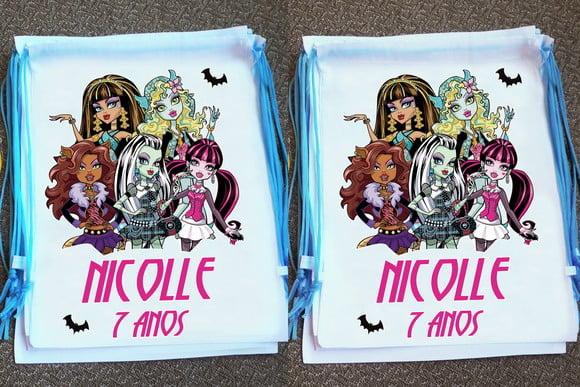 Mochilinha Personalizada Monster High