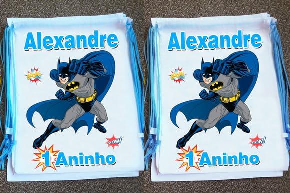 Mochilinhas Batman Personalizada