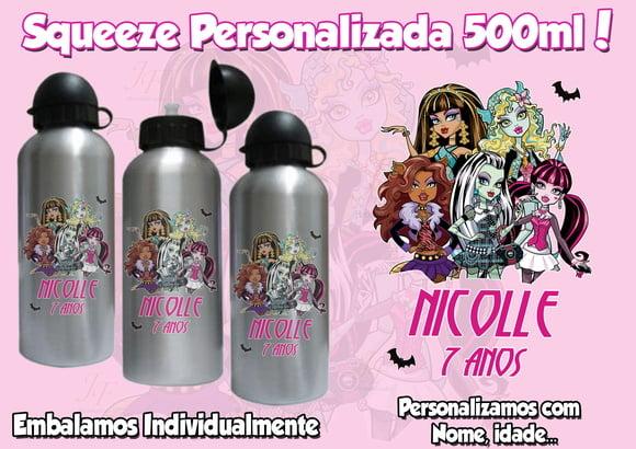 Squeeze Alumínio Monster Personalizada