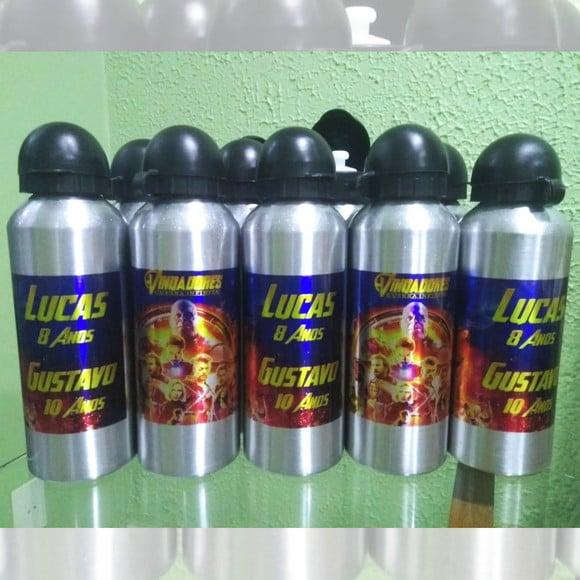 Squeeze Garrafinha Alumínio 500 ml Avengers Vingadores