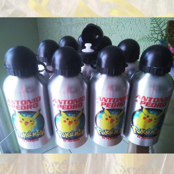 Squeeze Garrafinha Alumínio 500 ml Personalizada Pokemon