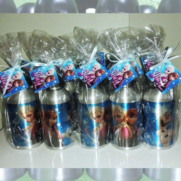 Squeeze Garrafinha em Alumínio 500 ml Personalizado Frozen