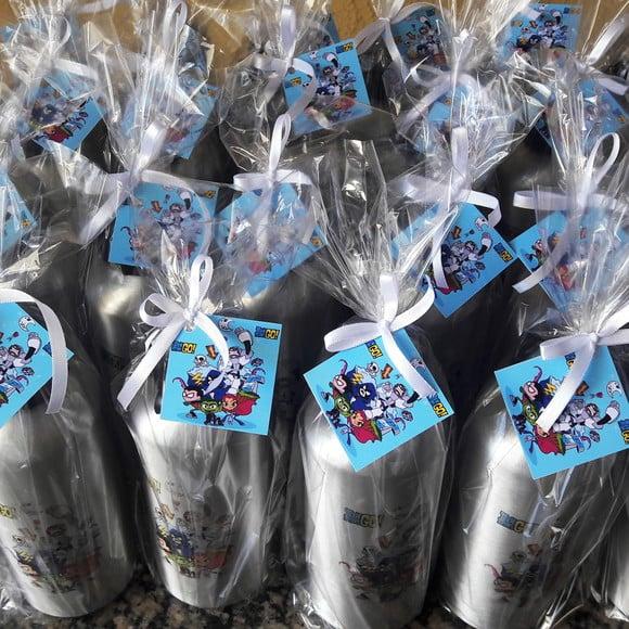 Squeezes em Alumínio 500 ml Personalizadas Jovens Titans